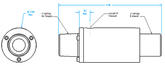 Vacuum Pump Drawing TDRH